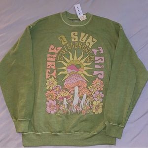 New Pacsun Oversized Crewneck Sweatshirt